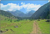 Aru Valley in Jammu Kashmir